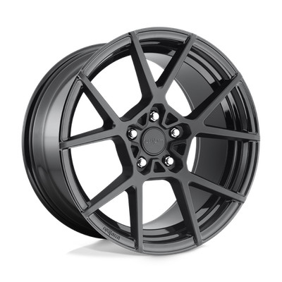 18x9.5 Rotiform R139 KPS MATTE BLACK Wheel 5x112 (35mm)