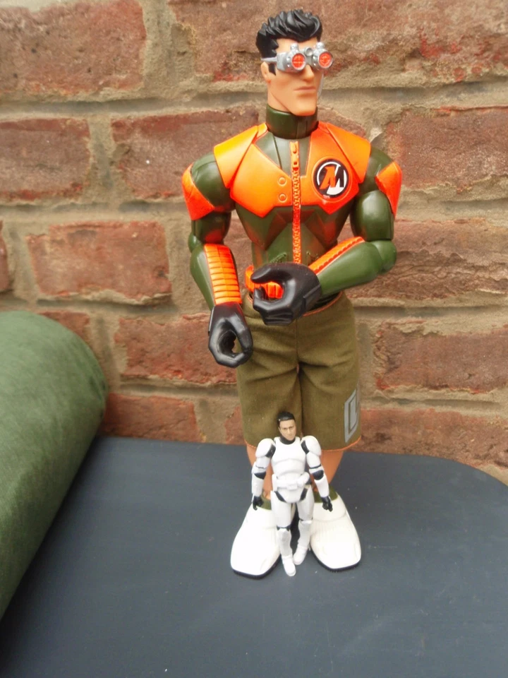 2 Figurines dont  Action Man HASBRO 2005 - Photo 1/4