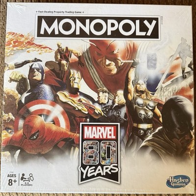 Monopoly Marvel 80 Years Edition Factory Sealed Board Game Hasbro Collectible