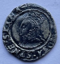 1566 - 1668 Elizabeth I Silver Penny, MM Portcullis 3rd Issue