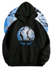 Men's Rick and Morty Official Hooded Sweatshirt - Rick  Morty Character Graphic