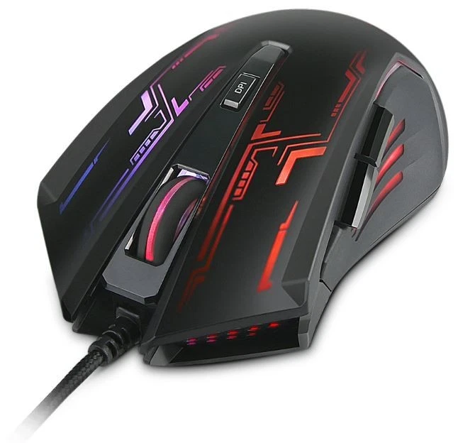 Lenovo Legion M200 Wired Gaming Mouse Black RGB with Programmable Buttons - Image 3 of 3