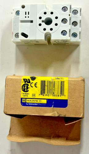 Square D Relay Socket 8501NR52 Series B 16A 300v - Afbeelding 1 van 4