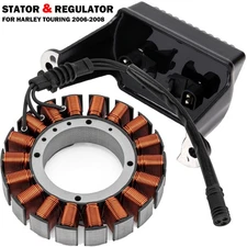 Stator Coil w/ Voltage Regulator Rectifier For Harley Glide King 2006 2007 2008
