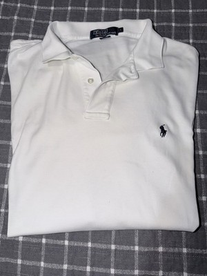 Vintage Made In USA White Ralph Lauren Polo Jordan Belfort Shirt