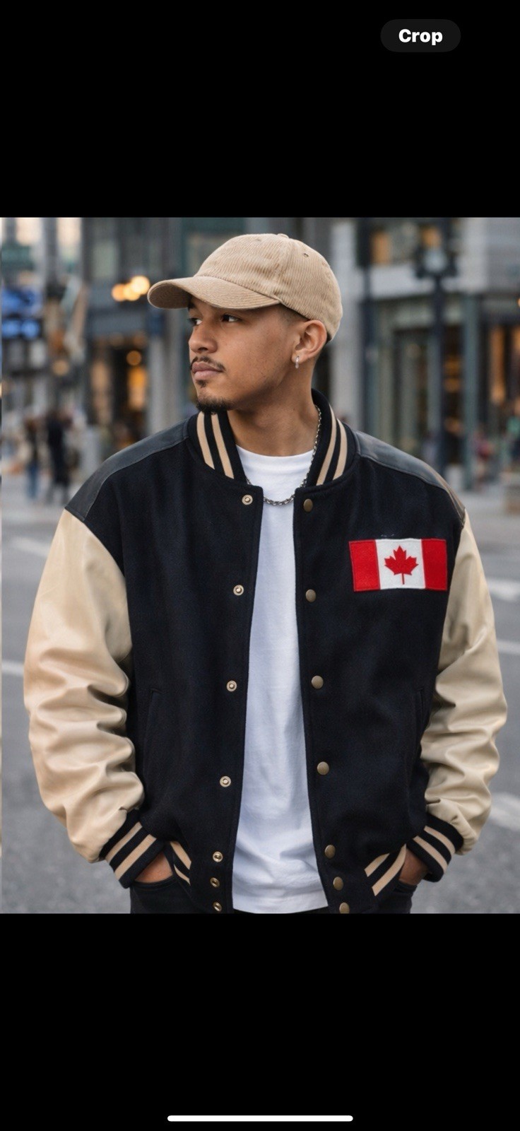 Canada Maple Leaf Varsity Jacket Large Letterman … - image 1