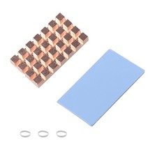 M.2 2242 NVMe NGFF SSD Heatsink 32x18x4mm Copper Heatsink with Silicone Therm...