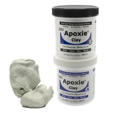 Aves Apoxie Clay - 2 Part A  B Self Hardening, Modeling Clay - 3 Pound Whi...