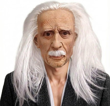 Realistic Old Man Mask for Adults Men Creepy Grandpa Human Face Latex Masks with
