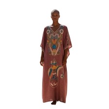 Vintage Handmade Embroidered Middle Eastern Kaftan- See measurements for Size
