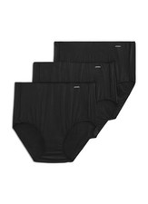 Jockey Women's Underwear No Panty Line Promise Tactel Brief - 3 Pack, Black, 8