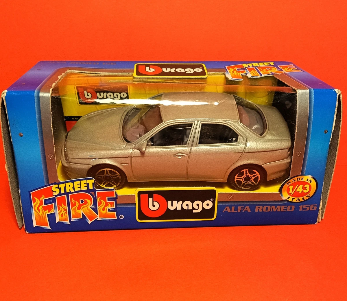 BBURAGO BURAGO ALFA ROMEO 156 METALLIC MAROON NEAR MINT ETAT