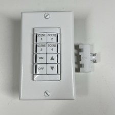Acuity Controls nLight NPODM 4S DX WH Push 8-Button 4 Scene Up Down Wall Pod