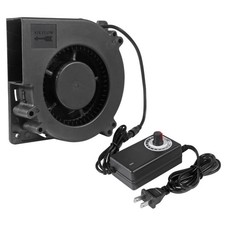 120mm Blower Fan AC 110V 220V DC 12V Powered 120mm x 32mm Big Airflow Fan with S