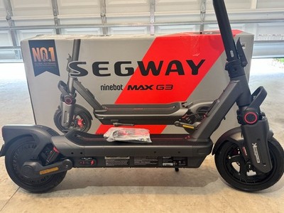 Segway Max G3 Ninebot Electric Scooter 28 mph Speed 50 miles Range. Perfect cond