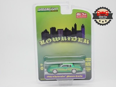 GREENLIGHT 1982 CHEVROLET MONTE CARLO CHASE EXCLUSIVE 1:64 SCALE DIECAST