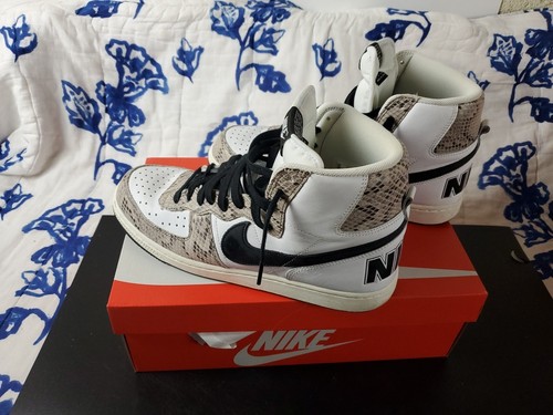 Size 11- Nike Terminator W Box High Cocoa Snake White Black Sail FB1318-100 T - Picture 6 of 11