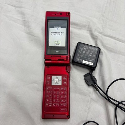 docomo P905i red FOMA Japanese Flip Phone Keitai Cell phone jp | eBay