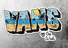 Vans Postcard Skateboard Sticker 6" Surf Skate Snow Vinyl Decal Waterproof art