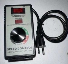 AC Motor Speed Controller 100V-120V 15A Variable Speed Regulator Router Drill