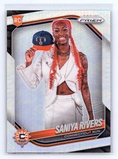 Saniya Rivers 2025 Panini Prizm WNBA #150 Silver Prizms Rookie