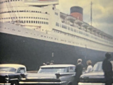 RMS Queen Elizabeth Ocean Liner Steam Ship NYC 1963 Home Movie 8mm Film