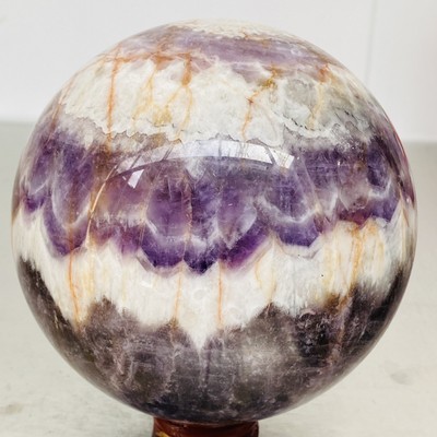 Natural Dream Amethyst Quartz Crystal Sphere Ball Healing 2400G