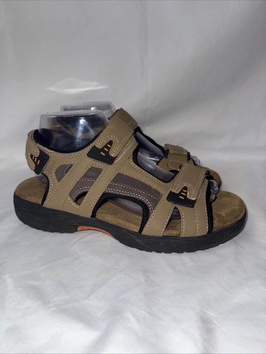 KHOMBU Noah suede tan adjustable hook and loop closures outdoor hiking size 7 Khombu Noah Comfort Brown Tan Adjustable Hook | Mercari main image 3