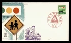 DR WHO 1967 JAPAN FDC TRAFFIC SAFETY BSB/OVERSEAS MAILER CACHET M82332