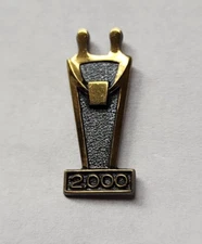 Vintage Abstract Modernist Figures w/ 2000 TIE TACK / TIE PIN / Lapel Pin