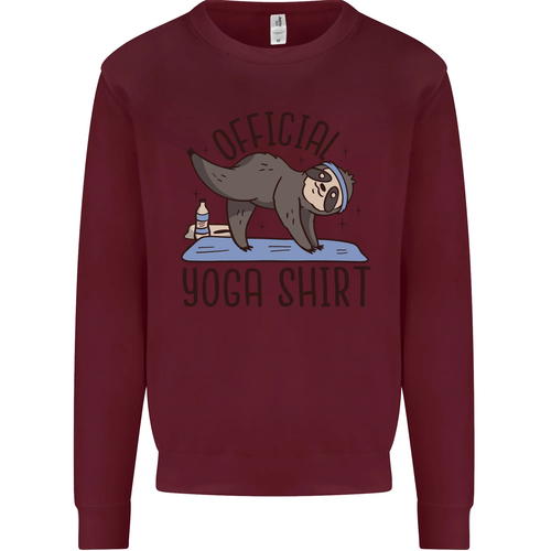 Funny Sloth Yoga Kids Sweatshirt Jumper - Picture 3 of 72