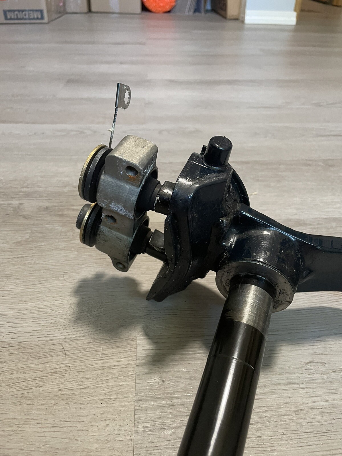 0813 OEM Evinrude ETEC Steering Arm & Shaft 5005161 Blue Models 40 50