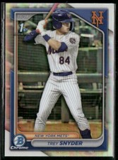 2024 Bowman Draft Trey Snyder Refractor Mets