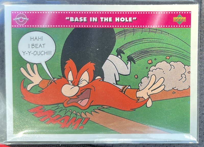 1992 Upper Deck Comic Ball 3 #187 “Base in the Hole”Abbott/Griffey Sr/Griffey