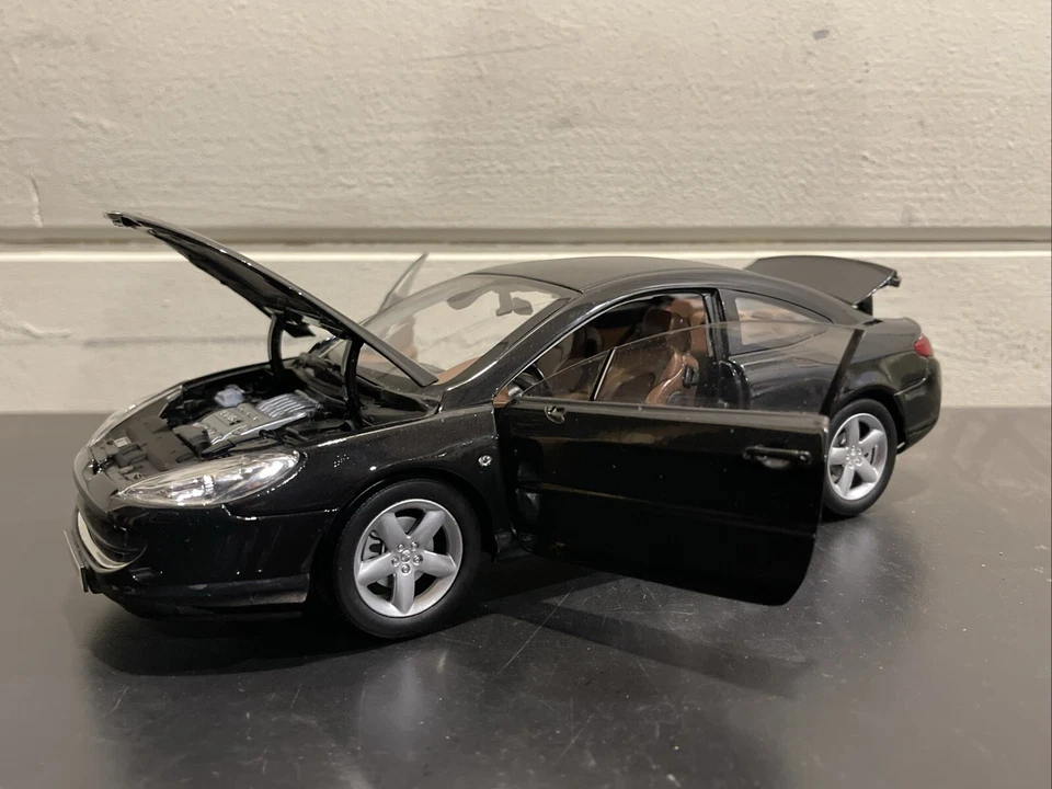 NOREV 1/18 PEUGEOT 407 COUPÉ NOIRE Die-Cast Foto 2 de 4