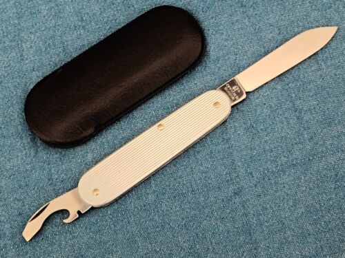 1980s VTG New Old Stock Victorinox Bantam Ribbed Alox Red Cross Shield SAK NOS - Picture 2 of 6