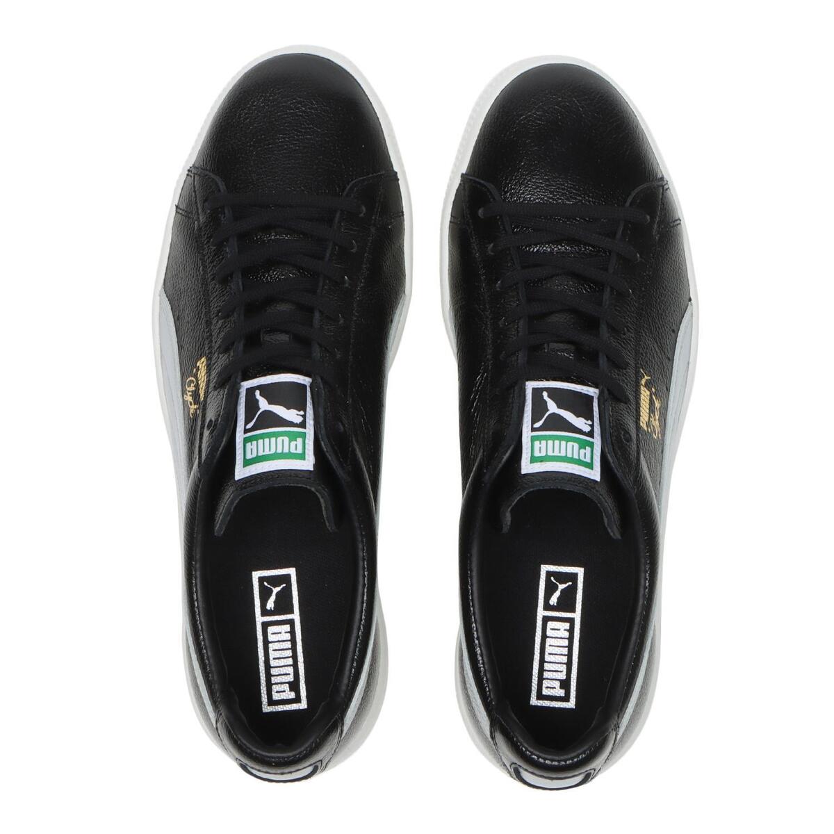 Puma Clyde MIJ Puma Black Puma Silver 398541-01 Men's Size Puma Clyde MIJ Puma Black Puma Silver 398541-01 Men's Size