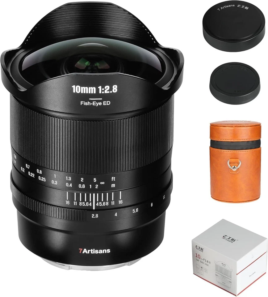 7artisans 10mm F2.8 II V2 Full Frame Fisheye Lens For Canon Nikon Sony L-Mount - Image 4 of 4