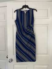 Dana Buchman Vintage Striped Suiting Dress, 8