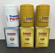 Purolator PureONE PL24011 L24011 Oil Filters Lot of 3 NOS