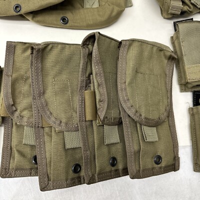 Eagle Allied Industries Early MLCS Pouch Lot Khaki NSW DEVGRU Navy
