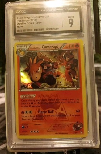 Team Magma's Camerupt graded CGC 8.5 for sale on eBay