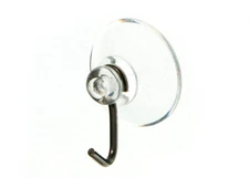 New 24 X Clear Suction Window Hooks With Steel Wire Hook 19mm 3/4 Inch - Onestop