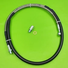 New Front Braided Brake Hose Line For SUZUKI RM250 1986 1987 1988