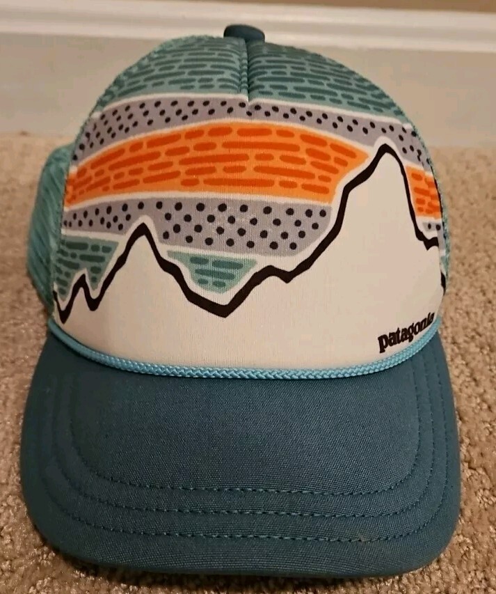 Patagonia Solar Rays \'73 Interstate Cap Hat Light Blue Foam Mesh back hat Patagonia Solar Rays  main image 3
