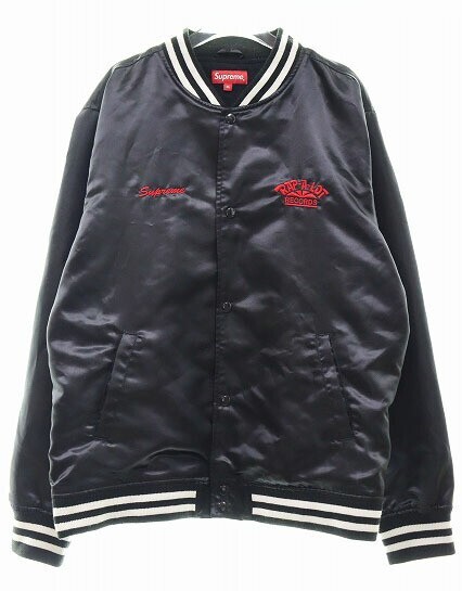 Supreme 17SS RAP-A-LOT RECORDS SATIN CLUB JACKET BLACK XL | eBay