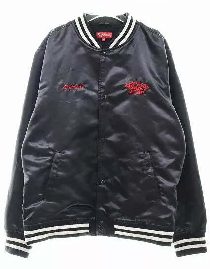 Supreme 17SS RAP A LOT RECORDS VESTE CLUB SATIN NOIR XL
