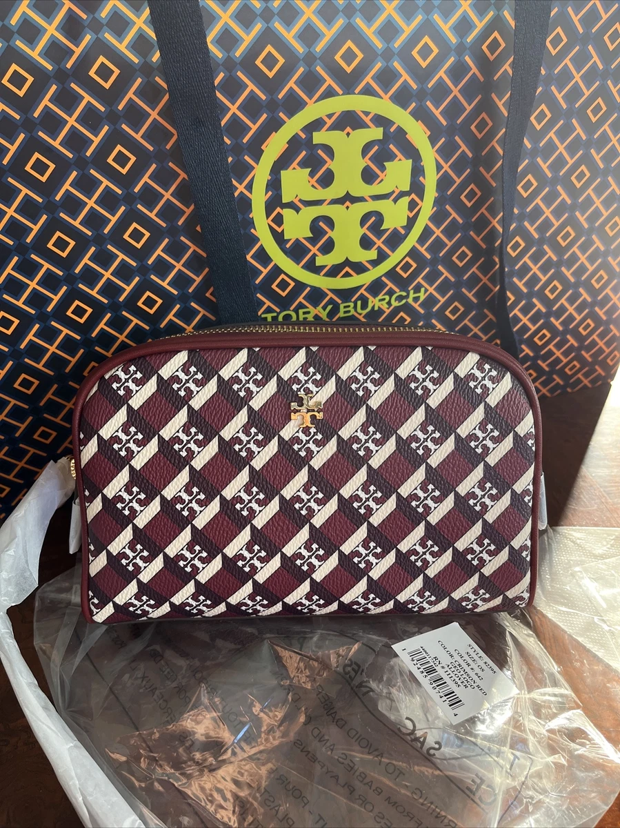 Tory burch cosmetic pouch deals
