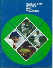 1973 Kansas City Royals Baseball Yearbook Unbread