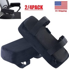 4  Memory Foam Armrest Cushions Support Elbow Arm Rest Cover Chair Armrest Pad